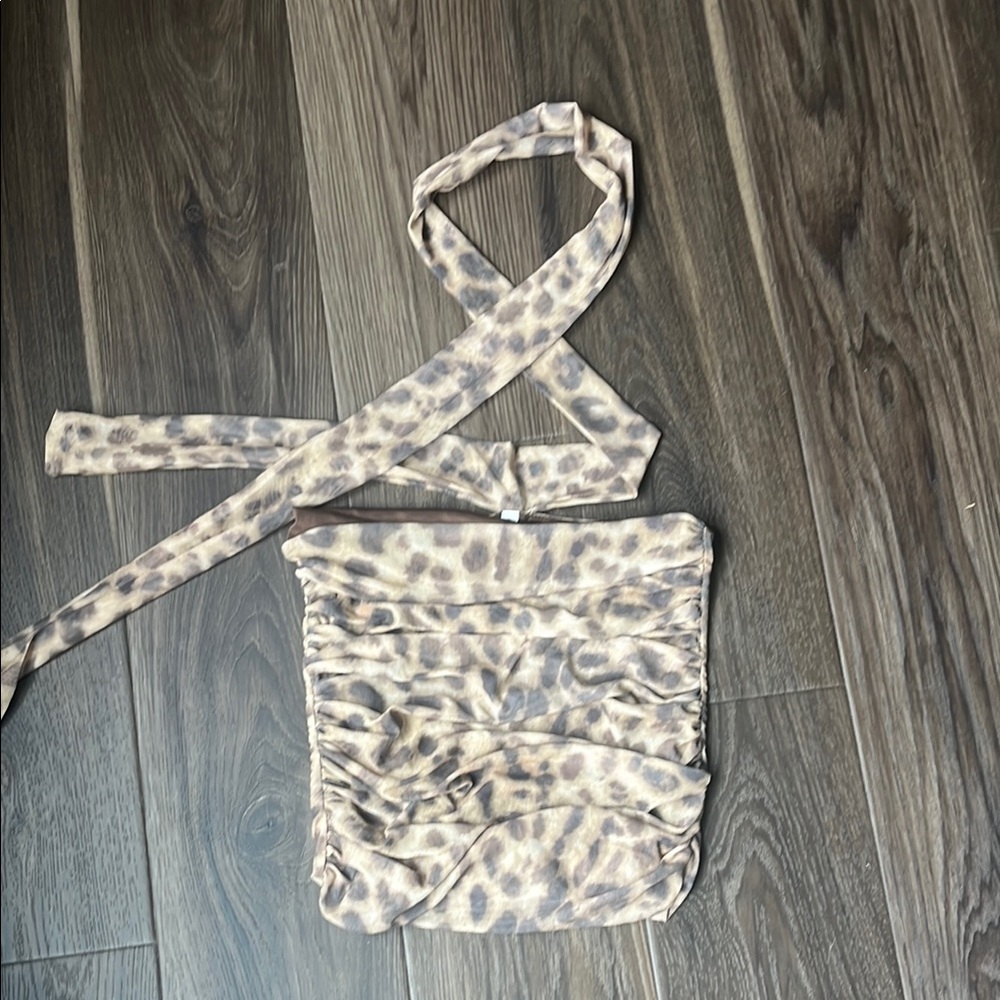 Shein Cheetah Print Top